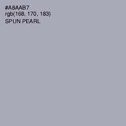 #A8AAB7 - Spun Pearl Color Image